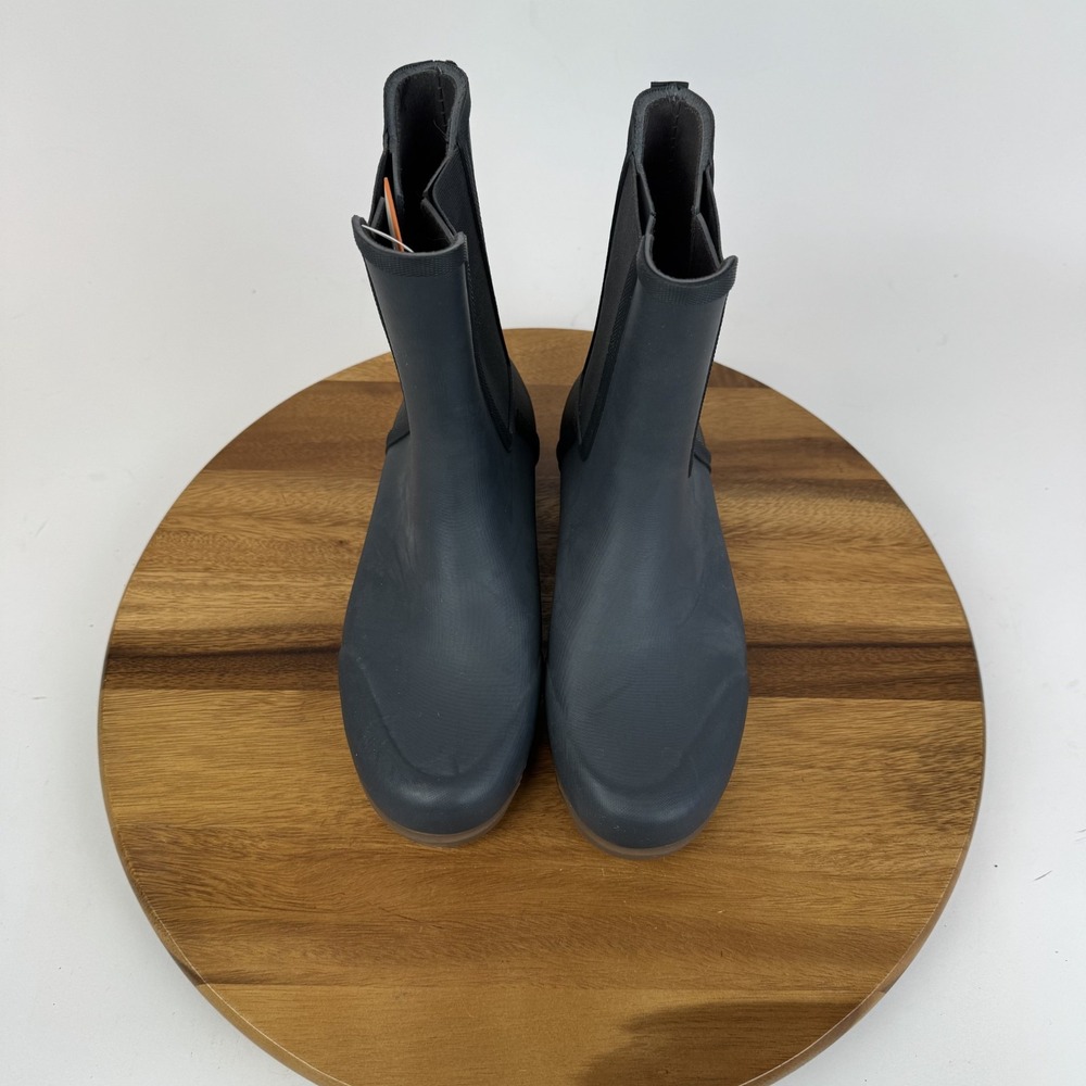 New Womens Bogs Holly Tall Chelsea Black Waterproof Rain Boots Size 8 M NWOB - Picture 4 of 8